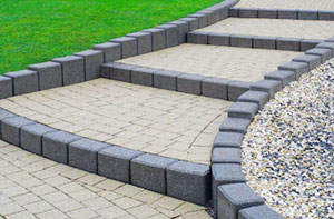 Pathway Block Paving Near Sleaford Lincolnshire