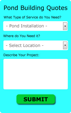 Free Pond Building Quotes Pond Builders Quotes